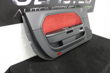 Load image into Gallery viewer, 13 14 Dodge Challenger Driver Front Door Panel Leather Suede Red 1XF771RRAB SRT