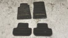Load image into Gallery viewer, 12 15 Chevrolet Camaro SS Front Rear Left Right Floor Mats GM Black Rubber