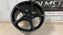 Load image into Gallery viewer, 00 04 Chevrolet Corvette C5 Rear Speedline 18x9.5 Wheel Rim GM 9594182 Black 18'
