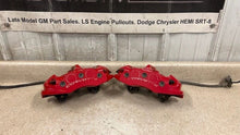 Load image into Gallery viewer, 06 13 Chevrolet Corvette C6 Z06 Rear Brake Calipers 4 Piston Set Red Brakes
