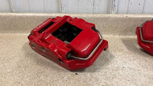 Load image into Gallery viewer, 06 13 Chevrolet Corvette C6 Z06 Rear Brake Calipers 4 Piston Set Red Brakes