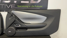 Load image into Gallery viewer, 10 15 Camaro SS Interior Right Left Door Panel Pair OEM Silver Panels 26K