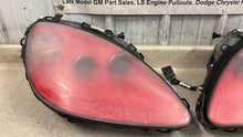 Load image into Gallery viewer, 05 13 C6 Corvette Z06 Driver Passenger Headlight Assembly GM OEM RED Pair 35K