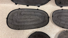 Load image into Gallery viewer, 98 02 Pontiac Firebird Trans AM WS6 Factory Speaker Covers Trim Black OEM Set 8