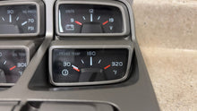 Load image into Gallery viewer, 10 15 Camaro SS Center Console Top Trim Gauges Switches Controls GM 39K Auto