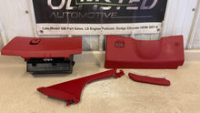 Load image into Gallery viewer, 05 13 C6 Corvette Factory Red Glove Box Dash Driver Knee Bolster Trim Side Panel