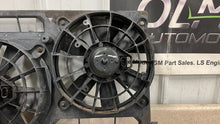 Load image into Gallery viewer, 93 97 Firebird Camaro LT1 Radiator Cooling Fan Assembly OEM GM Dual Fans