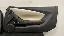 Load image into Gallery viewer, 10 15 Chevrolet Camaro SS Interior Right Left Door Panel Pair OEM Neutral Panels