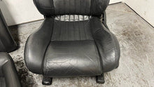 Load image into Gallery viewer, 98 02 Pontiac Firebird Trans AM Front Rear Set Power Seats Leather Black OEM 53K