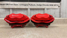 Load image into Gallery viewer, 06 16 Dodge Charger SRT8 Brembo Front Left Right Brake Calipers Challenger Red