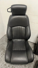 Load image into Gallery viewer, 98 02 Pontiac Firebird Trans AM Front Rear Set Power Seats Leather Black OEM 53K