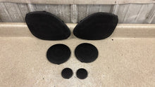 Load image into Gallery viewer, 98 02 Pontiac Firebird Trans AM WS6 Factory Speaker Covers Trim Black OEM Set 8