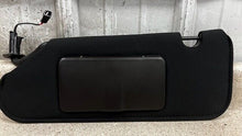 Load image into Gallery viewer, 05 13 Corvette Z06 C6 Driver Sun Visor Left GM Shade Garage Opener Black OEM