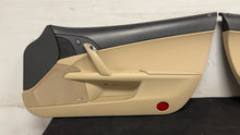 Load image into Gallery viewer, 05 13 Corvette C6 Z06 Driver Passenger Interior Door Trim Panels Cashmere Black
