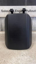 Load image into Gallery viewer, 10 15 Camaro SS Factory Center Console Lid Arm Rest GM Black Leather 43K