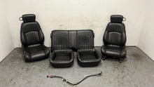 Load image into Gallery viewer, 98 02 Pontiac Firebird Trans AM Front Rear Set Power Seats Leather Black OEM 53K
