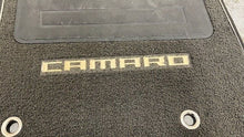 Load image into Gallery viewer, 12 15 Chevrolet Camaro SS Front Rear Left Right Floor Mats GM Black Cloth