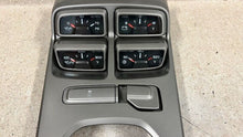 Load image into Gallery viewer, 10 15 Camaro SS Center Console Top Trim Gauges Switches Controls GM OEM NICE!