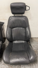 Load image into Gallery viewer, 98 02 Pontiac Firebird Trans AM WS6 Front Rear Set Seats Leather Black OEM GM