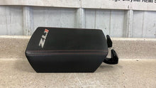 Load image into Gallery viewer, 2010 2015 Camaro ZL1 Center Console Lid Arm Rest OEM GM Leather Black 46K NICE!