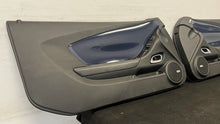 Load image into Gallery viewer, 10 15 Chevrolet Camaro SS Interior Right Left Door Panel Pair OEM Blue Panels