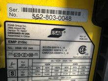 Load image into Gallery viewer, ESAB Rebel EMP 215ic MIG/Stick/Tig Welder (0558102240) PARTS ONLY NEEDS REPAIR