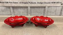 Load image into Gallery viewer, 05 20 Dodge Charger SRT8 Brembo Front Left Right Brake Calipers Challenger Red