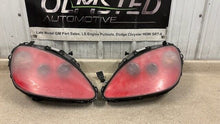 Load image into Gallery viewer, 05 13 C6 Corvette Z06 Driver Passenger Headlight Assembly GM OEM RED Pair 35K