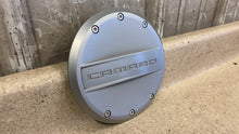 Load image into Gallery viewer, 2010 2015 Camaro SS GM Fuel Gas Door in Satin Silver Molding Trim 92227783