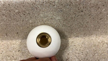 Load image into Gallery viewer, Hurst Classic 6 Speed Shifter Knob White Black Shift Gear 1630040 Manual Large