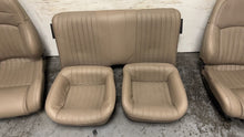 Load image into Gallery viewer, 98 02 Pontiac Firebird Trans AM WS6 Front Rear Set Seats Leather Tan OEM 51K