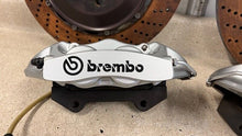 Load image into Gallery viewer, 10 15 Camaro Brembo GT Series 4-Piston Rear Big Brake Kit with 15" 2-Piece Rotor