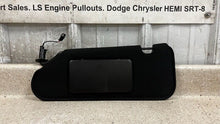 Load image into Gallery viewer, 05 13 Corvette Z06 C6 Driver Sun Visor Left GM Shade Garage Opener Black OEM
