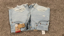 Load image into Gallery viewer, NWT Women's Levi's 501 Denim Cut Off Shorts Size 27 Light Distressed High Rise