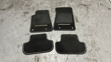 Load image into Gallery viewer, 12 15 Chevrolet Camaro SS Front Rear Left Right Floor Mats GM Black Cloth 46K