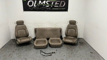 Load image into Gallery viewer, 98 02 Pontiac Firebird Trans AM Front Rear Set Power Seats Leather Tan OEM 80K
