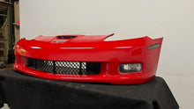 Load image into Gallery viewer, 05 13 Chevrolet C6 Z06 Factory Wide Body Front Bumper Assembly Cover OEM GM Red