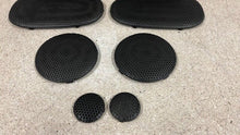 Load image into Gallery viewer, 98 02 Pontiac Firebird Trans AM WS6 Factory Speaker Covers Trim Black OEM Set 8