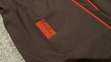 Load image into Gallery viewer, Cleveland Browns Mens X Large XL NFL Winter Coat Jacket Hood Brown New Tags