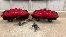 Load image into Gallery viewer, 06 13 Chevrolet Corvette C6 Z06 Rear Brake Calipers 4 Piston Set Red Brakes 78K