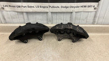 Load image into Gallery viewer, 15 19 Corvette C7 Z06 Front Right Left 6 Piston Brake Calipers Brembo Burnt