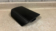 Load image into Gallery viewer, 2010 2015 Camaro SS Center Console Lid Arm Rest OEM GM Leather Black 63K