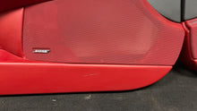 Load image into Gallery viewer, 05 13 Corvette C6 Driver Passenger Interior Door Trim Panels Black Red Pair OEM