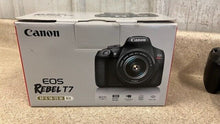 Load image into Gallery viewer, Canon EOS Rebel T7 24.1MP Digital Camera EF-S 18-55 III Lens Kit Bundle PARTS!