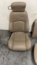 Load image into Gallery viewer, 98 02 Pontiac Firebird Trans AM WS6 Front Rear Set Seats Leather Tan OEM 51K