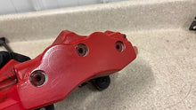 Load image into Gallery viewer, 06 13 Chevrolet Corvette C6 Z06 Rear Brake Calipers 4 Piston Set Red Brakes