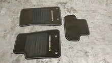 Load image into Gallery viewer, 12 15 Chevrolet Camaro SS Front Rear Left Right Floor Mats GM Black Cloth