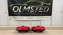 Load image into Gallery viewer, 06 13 Chevrolet Corvette C6 Z06 Rear Brake Calipers 4 Piston Set Red Brakes