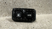 Load image into Gallery viewer, 05 13 Corvette C6 Fuel Door Trunk Switch Release Buttons Black OEM GM Carbon