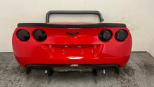Load image into Gallery viewer, 05 13 Corvette C6 Z06 Rear Bumper Cover Spoiler Diffuser Red GM Tail Light